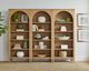 Martin Furniture Laurel 3-Piece Light Brown Open Bookcase-3