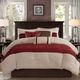 Olliix by Madison Park Red California King Palmer 7 Piece Comforter Set-0