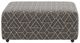 Catnapper Rendezvous Umber Castered Cocktail Ottoman-3