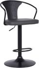 Armen Living Eagle Grey Adjustable Bar Stool-0