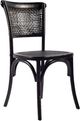Moe's Home Collection Churchill 2-Piece Antique Black Dining Side Chair Set-0