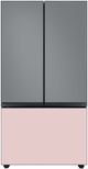 Samsung Bespoke 36" Pink Glass French Door Refrigerator Bottom Panel-3