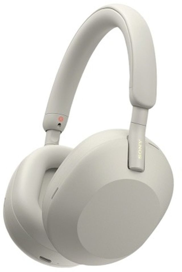 Sony® Silver Bluetooth® Over-Ear Noise-Cancelling Headphone-1