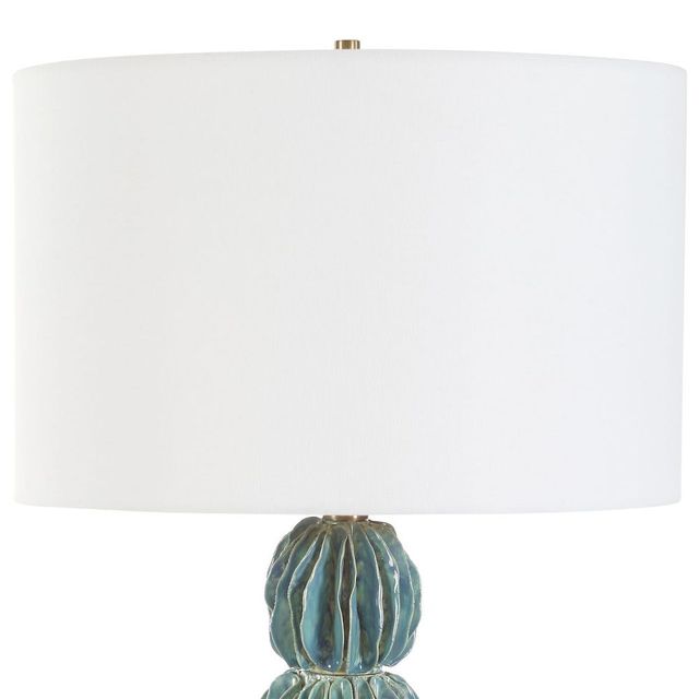 Uttermost® Bonaire Teal Blue Table Lamp-3