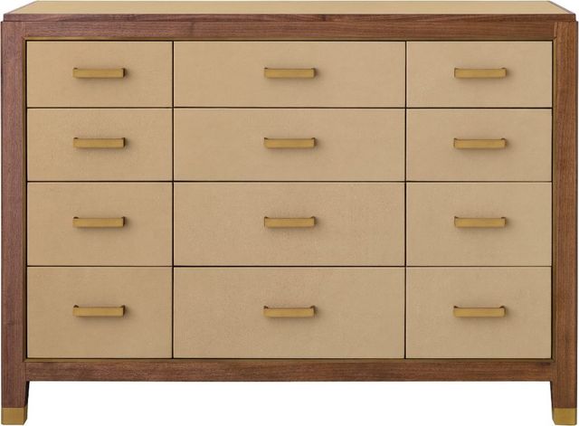 Hooker® Furniture Melange Zurich Ivory/Walnut Accent Drawer Chest-3