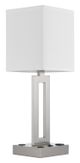 Cal® Lighting & Accessories Sarnia Brushed Steel Table Lamp-0