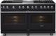 Viking® 5 Series 60" Onyx Pro Style Dual Fuel (LP) Range with Polished Chrome Trim-4