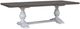 Liberty Furniture River Place Tobacco Trestle Dining Table with Riverstone White Base-1