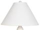 Lamps Per Se Distressed White Washed Table Lamp with USB Port and AC Outlet-1