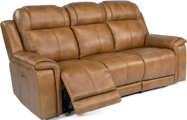 Flexsteel® Kingsley Power Reclining Sofa with Power Headrests and Lumbar-2