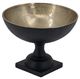 A & B Home Black/Gold Round Footed Bowl-2