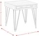 Elements International Boone 2-Piece Light Walnut Occasional Table Set-4