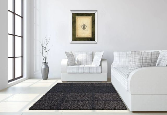 Classy Art Fleur Di Lies II by Alexey Paviuts Mirror Framed Wall Art-3