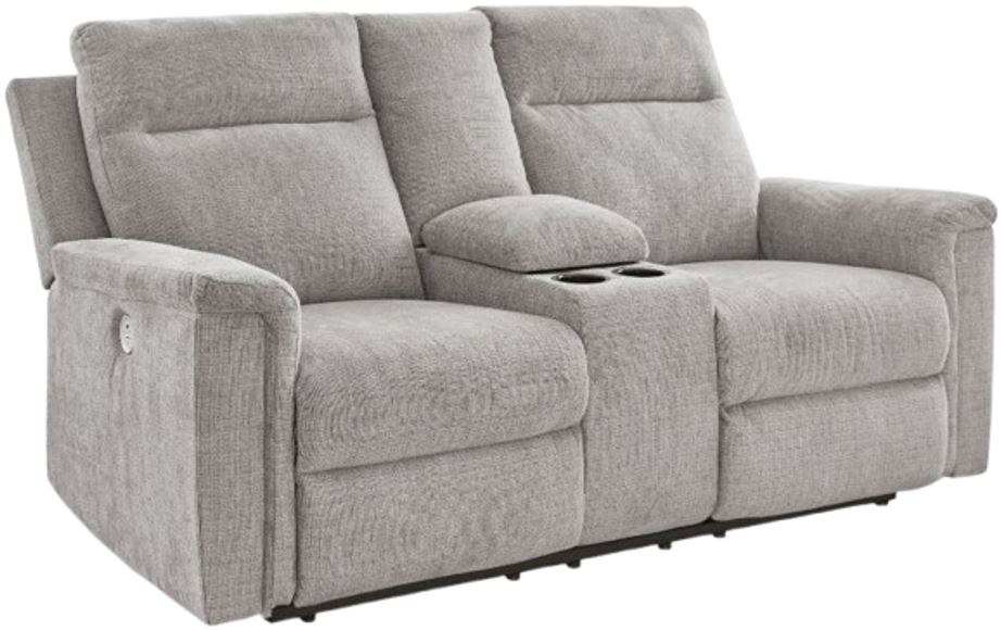 Signature Design by Ashley Barnsana Ash Power Reclining Loveseat Pruitt s Fine Furniture Phoenix Prescott Valley AZ