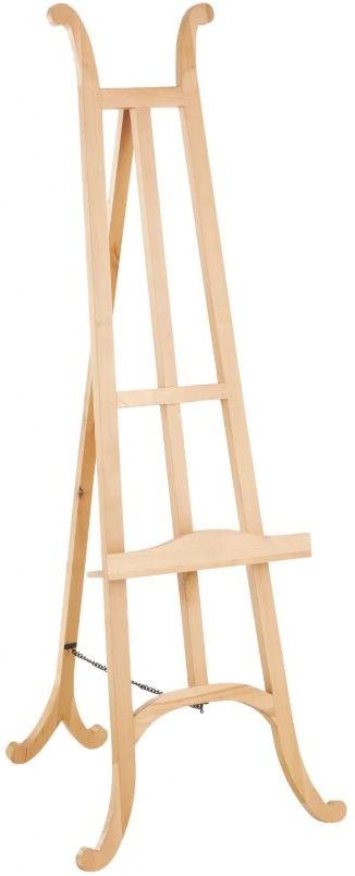 Deco Marche Light Brown Tall Display Easel with Chain Support-0