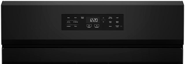 Whirlpool® 30" Black Freestanding Gas Range with Air Cooking Technology-2