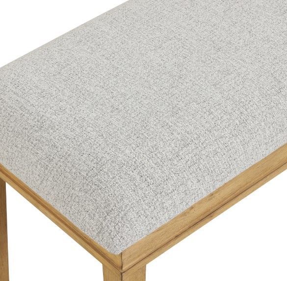 New Classic® Home Furnishings Essence Natural/White Dining Bench-2