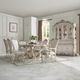 ACME Furniture Gorsedd 2-Piece Cream/Golden Ivory Arm Chair-1