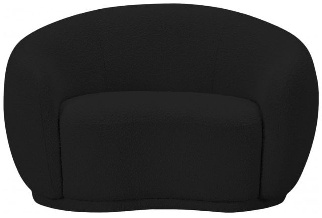 Meridian Furniture Hyde Black Boucle Chair-1
