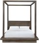 Modus Furniture Melbourne Dark Pine Queen Canopy Bed-2