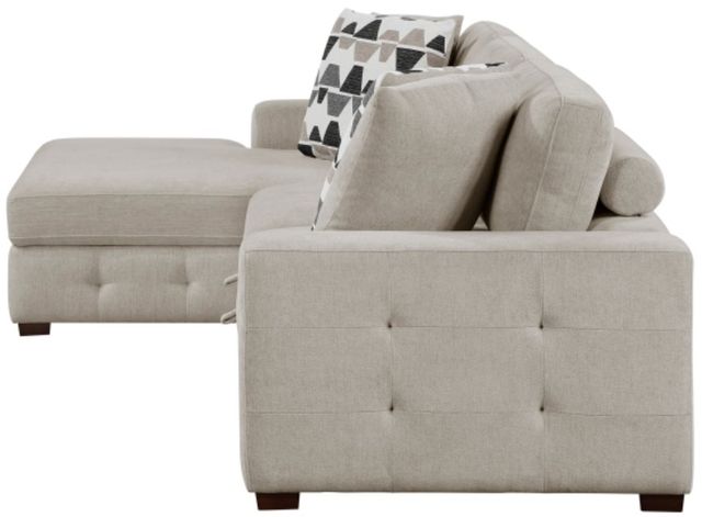 Homelegance® Raife 2-Piece Taupe Left-Arm Facing Sectional and Chaise-4
