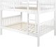 Donco Kids Austin White Youth Full/Full Mission Bunkbed-0