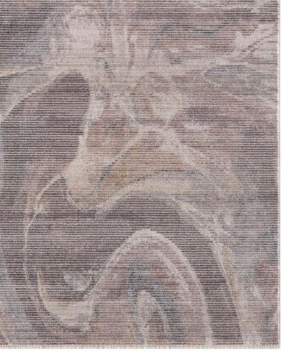 KAS Rugs Adele Blush Gray Marble 5'x8' Area Rug-1