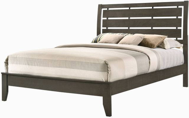 Coaster® Serenity Mod Grey Queen Panel Bed-0