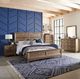 Liberty Furniture Ridgecrest 5-Piece Cobblestone California King Panel Bedroom Set-1