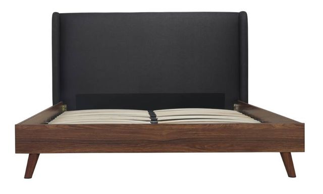 Mazin Furniture Brody Dark Gray King Upholstered Platform Bed-3