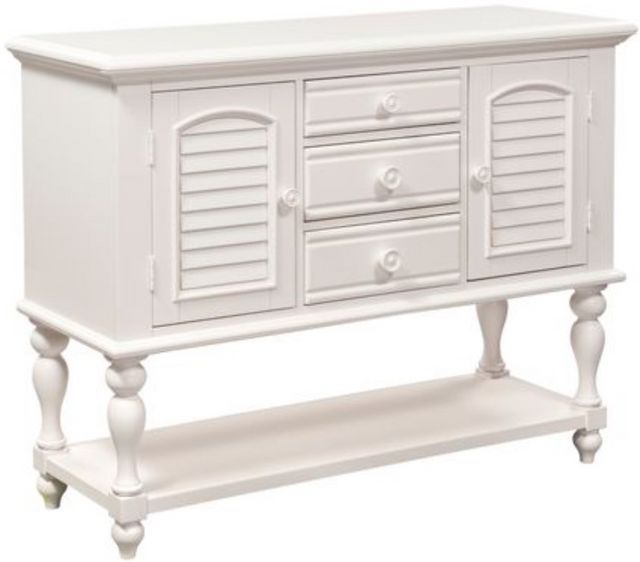 Liberty Furniture Summer House Oyster White Server-0