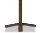 Telescope Casual Glass Top 36" Round Dining Height Pedestal Table with Hole-2