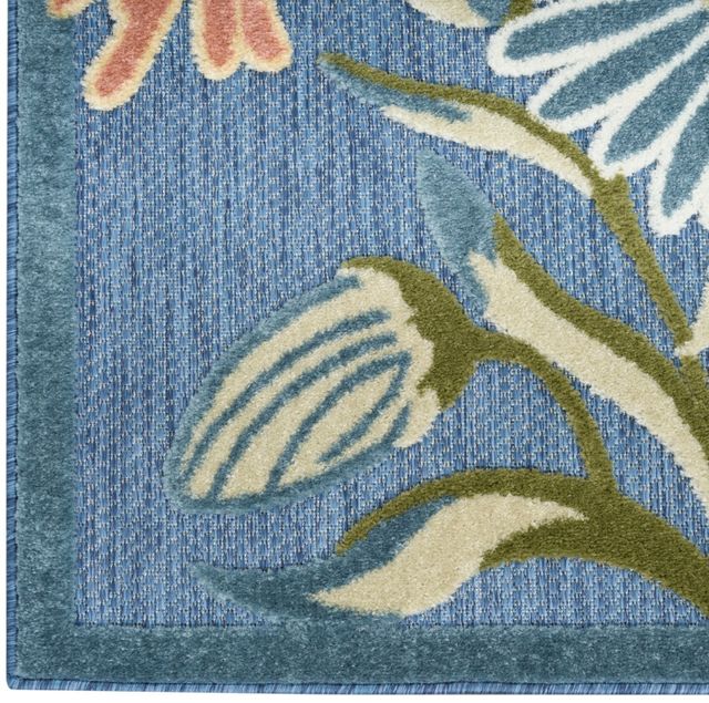 Nourison Home™ Aloha Blue Sage 5'x8' Area Rug-4