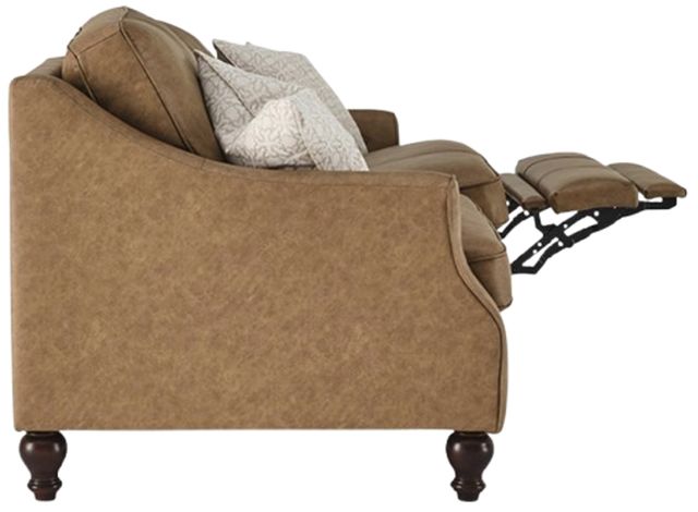 Best® Home Furnishings Customizable Adeline Revella Leather Incliner Sofa with Dark Walnut Legs-4