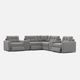 Drew & Jonathan Home ModularOne New Horizon 7-Piece Grey Modular Sectional-0