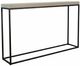 Sunny Designs™ Jax Beige Large Console Table with Black Base-0