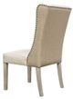 Dovetail Furniture Diana Light Sand/Light Warm Dining Side Chair-2