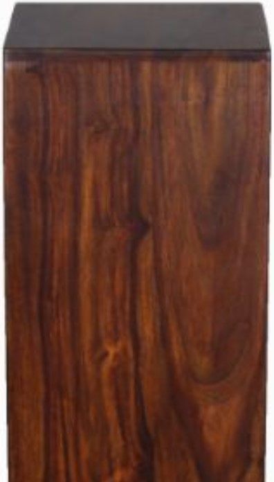 Jaipur Furniture Cube Range Brown Small Lamp Table-1