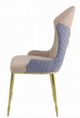 ACME Furniture Caolan 2-Piece Gold/Lavender/Tan Side Chair Set-2