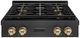 ZLINE Autograph Edition Paramount 30" Black Satin Stainless Steel and Champagne Bronze Accents Gas Rangetop with 4 Burner DuoPro™ Cooktop -0