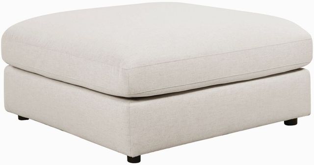 Coaster® Serene Beige Upholstered Ottoman-1