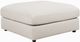 Coaster® Serene Beige Upholstered Ottoman-1