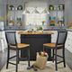 homestyles® Americana 3-Piece Black Kitchen Island Set-2