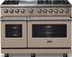 Viking® 5 Series 48" Nantucket Pro Style Dual Fuel (NG) Range with Polished Chrome Trim-2