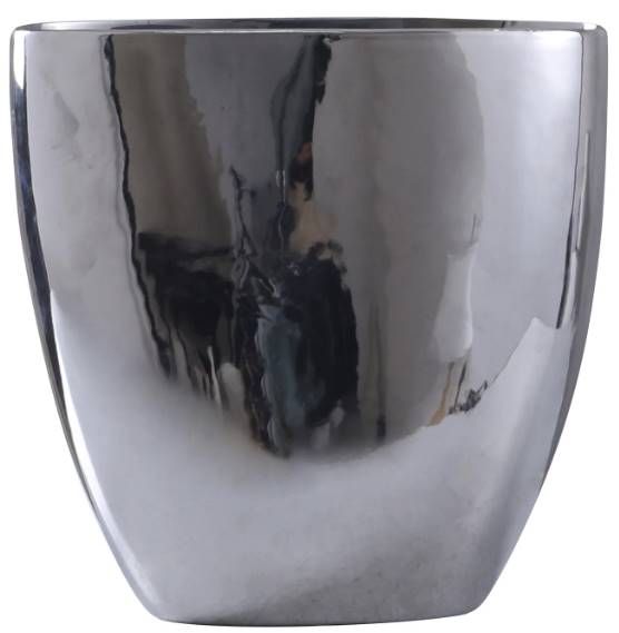 Harp & Finial® Darius Chrome Large Vase-0