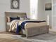 Signature Design by Ashley® Lettner Light Gray Queen Sleigh Bed with 2-Drawer Storage-2