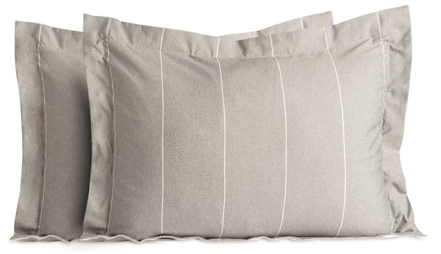 Malouf® Woven Chambray Birch Oversized King Comforter Set-1