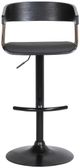 Armen Living Larisa Black Adjustable Bar Stool-1