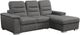 Mazin Furniture Alfio 2-Piece Gray Right-Arm Facing Pullout Sleeper Sectional and Hidden Storage Chaise-1