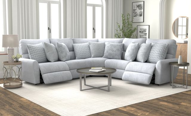 Catnapper® Majesty 3-Piece Shark Curved Power Reclining Sectional-2